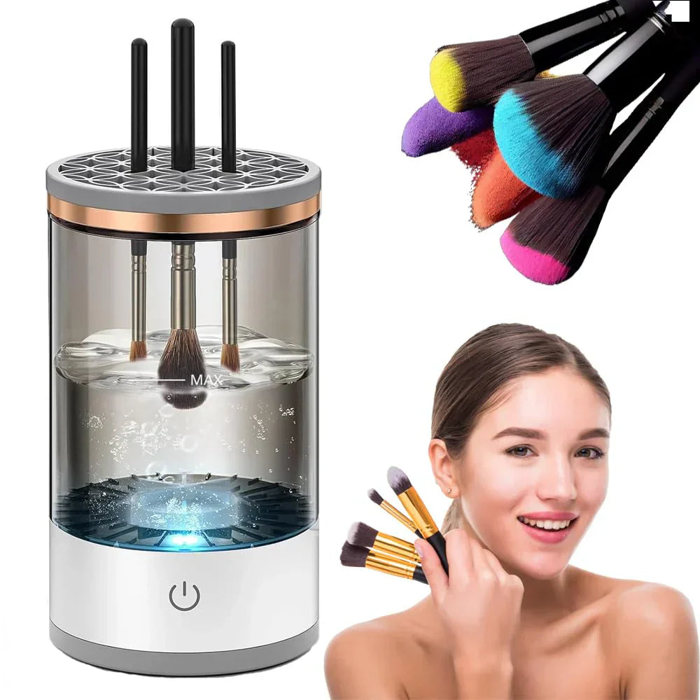PureBrush™ – Limpiador Automático de Brochas de Maquillaje – ¡Stock Limitado!